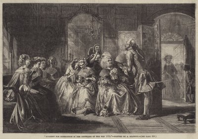 Academia para la Instrucción en la Disciplina del Abanico, 1711 de Abraham Solomon